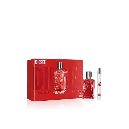 Diesel - D RED - Coffret Eau de Parfum 50ml + 10ml